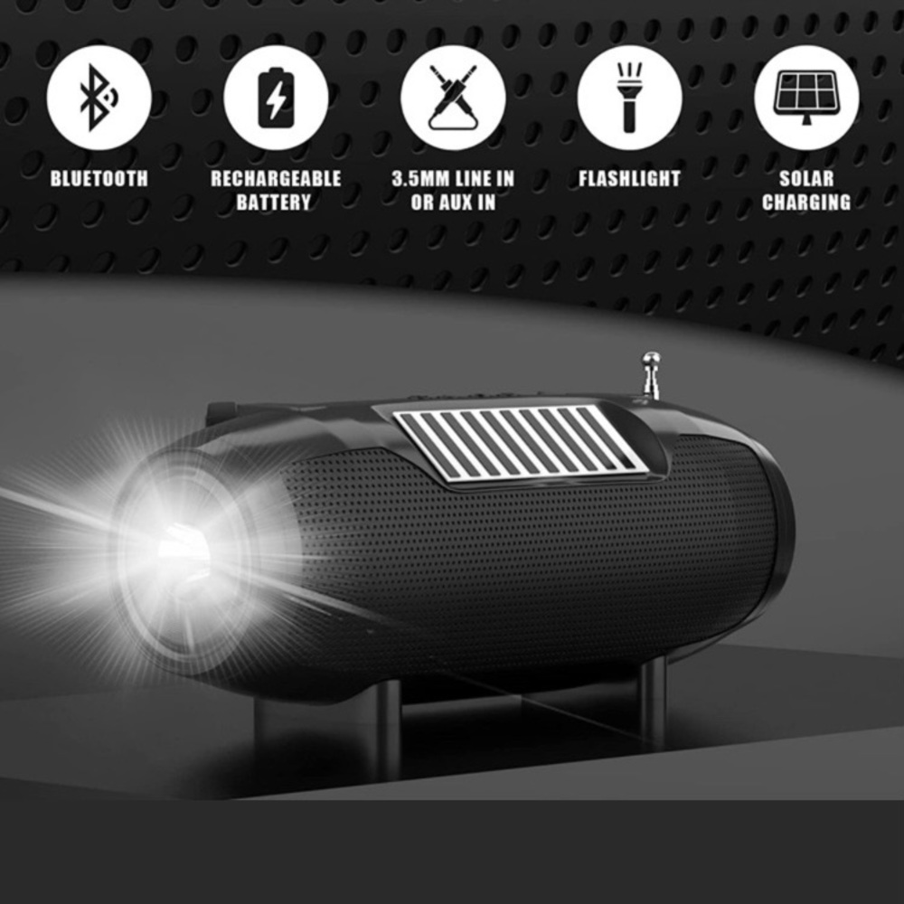 Solar Bluetooth Speaker/Light - Picture 2 of 7